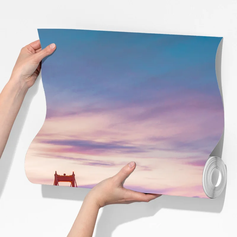 Fototapete Golden Gate Bridge bei dämmerung Fototapete Golden Gate Bridge bei dämmerung