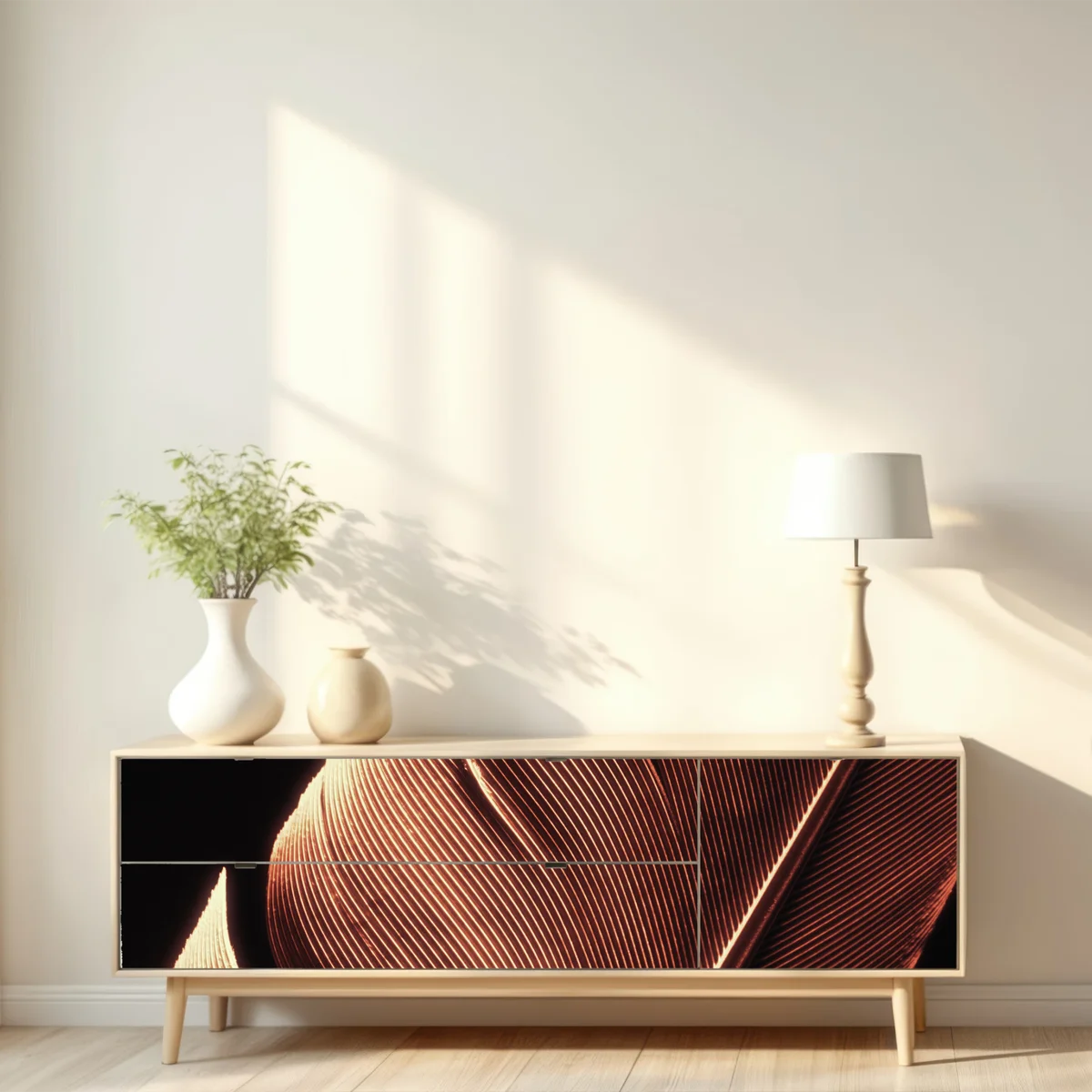 Repositionierbarer Aufkleber goldene feder makro vor schwarzem hintergrund Repositionierbarer Aufkleber goldene feder makro vor schwarzem hintergrund