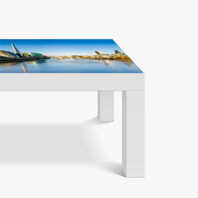 Tischaufkleber und Schreibtischaufkleber London panoramablick über dem fluss