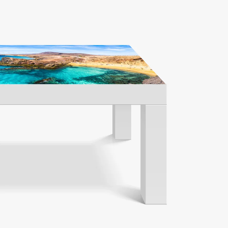 Tischaufkleber und Schreibtischaufkleber türkisbucht bei Papagayo