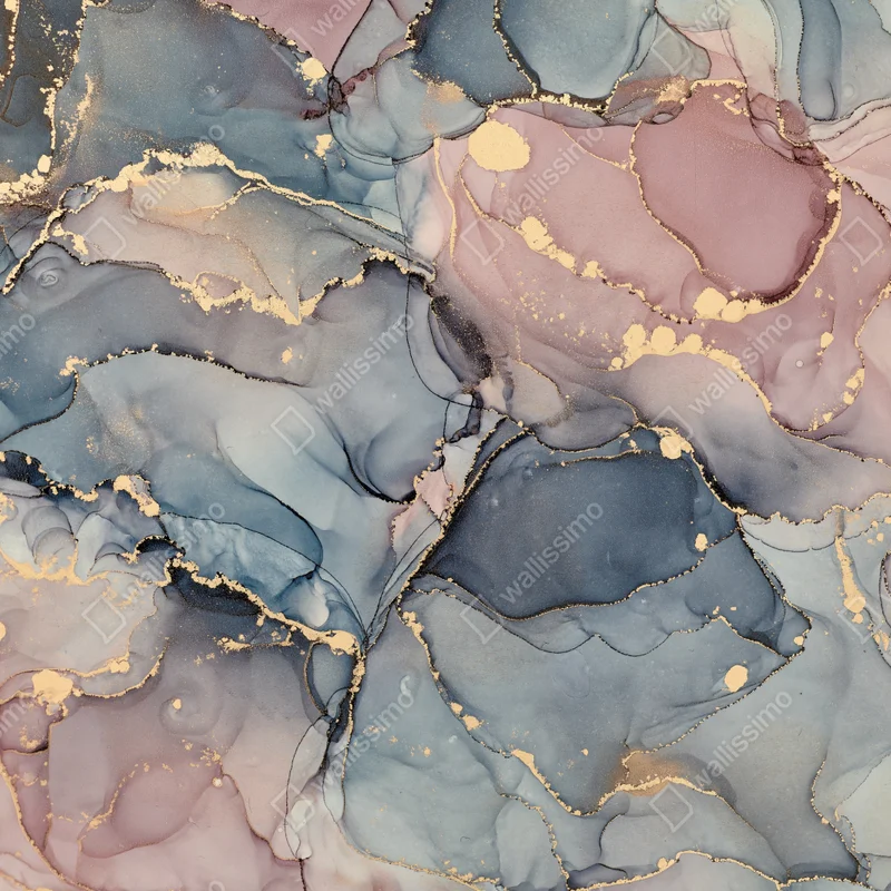 Naklejka na okno delikatne pastelowe płynne marmury ze złotymi żyłkami Naklejka na okno delikatne pastelowe płynne marmury ze złotymi żyłkami