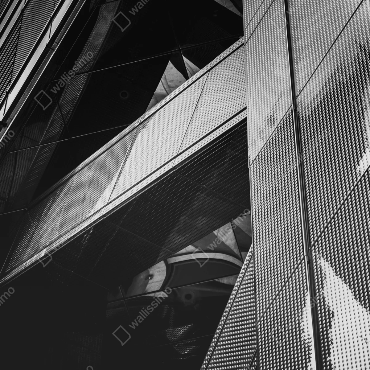 Fototapeta geometryczna fasada w monochromie Fototapeta geometryczna fasada w monochromie