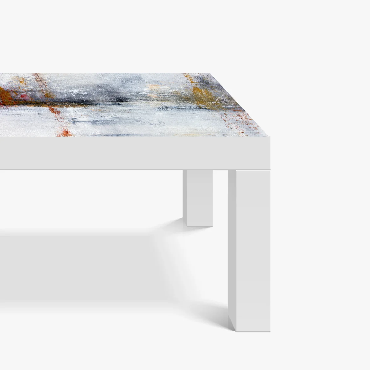 Tischaufkleber und Schreibtischaufkleber ruhige abstrakte landschaft in sanften neutralen tönen Tischaufkleber und Schreibtischaufkleber ruhige abstrakte landschaft in sanften neutralen tönen