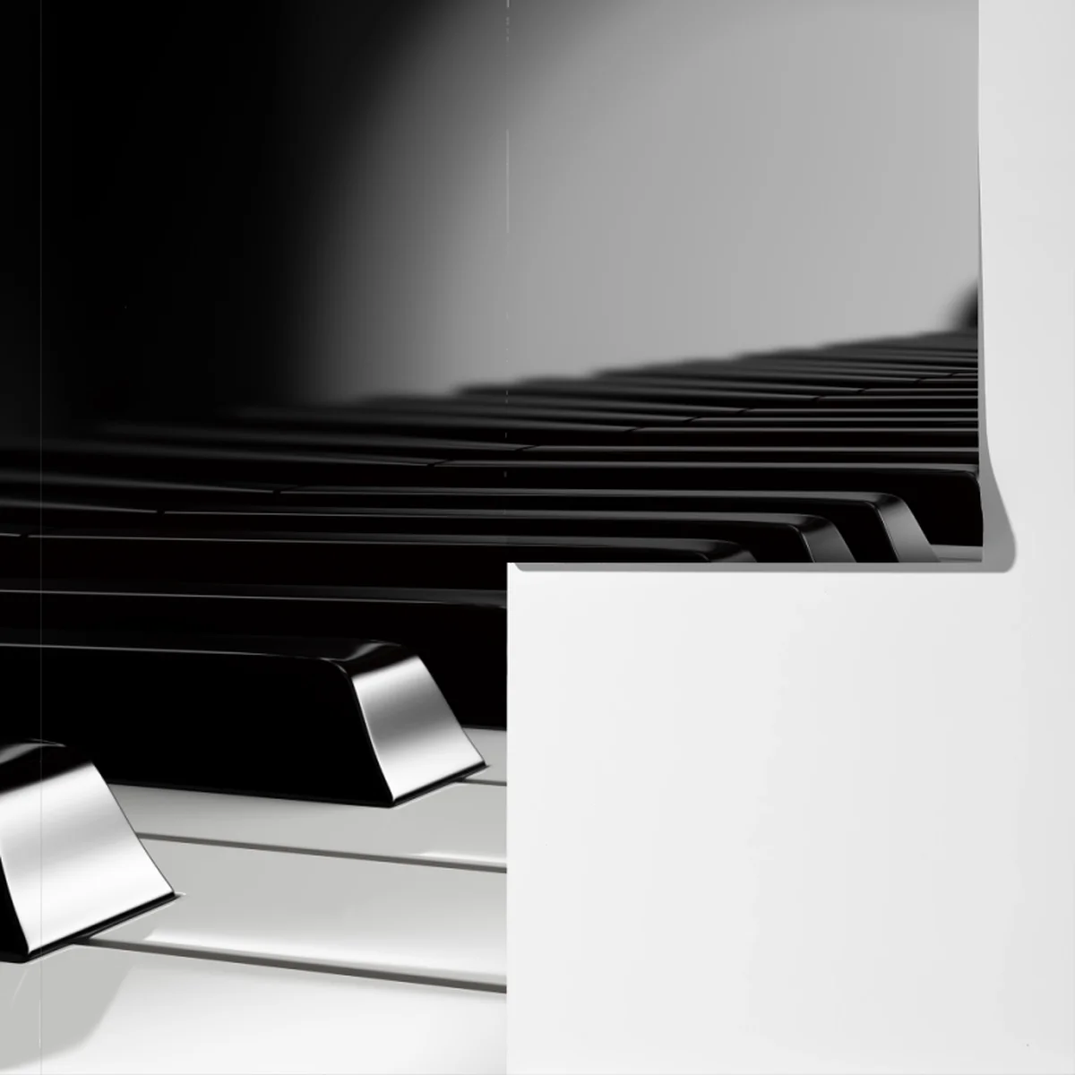 Fototapeta eleganckie czarno-białe klawisze fortepianu Fototapeta eleganckie czarno-białe klawisze fortepianu