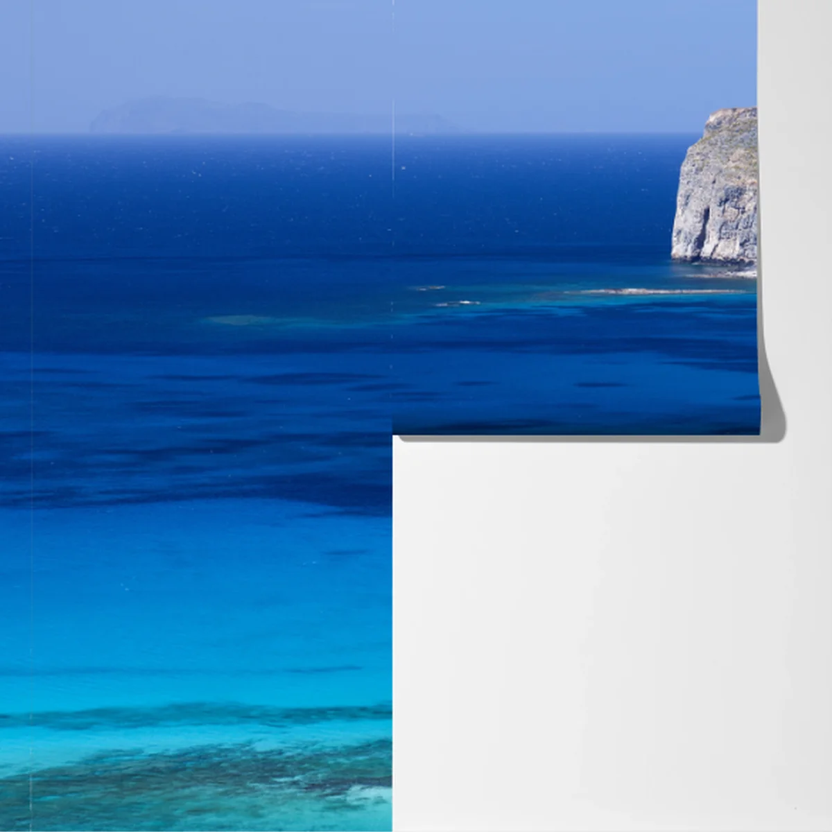 Fototapete ruhige insellandschaft mit türkisblauem meer Fototapete ruhige insellandschaft mit türkisblauem meer