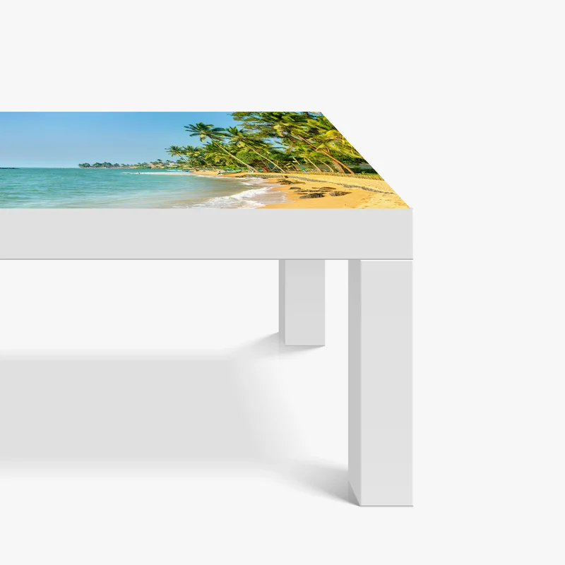 Tischaufkleber und Schreibtischaufkleber tropischer palmenstrand Tischaufkleber und Schreibtischaufkleber tropischer palmenstrand