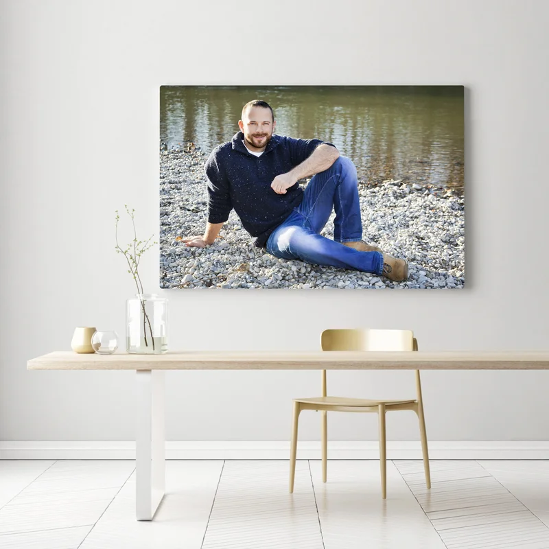 Leinwandbild Mann mit Bart • Leinwandbilder bei Wallnifity® Leinwandbild Mann mit Bart • Leinwandbilder bei Wallnifity®