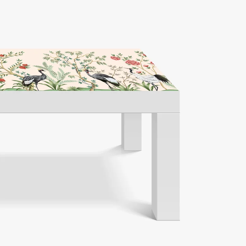 Tischaufkleber und Schreibtischaufkleber orientalischer kranichgarten