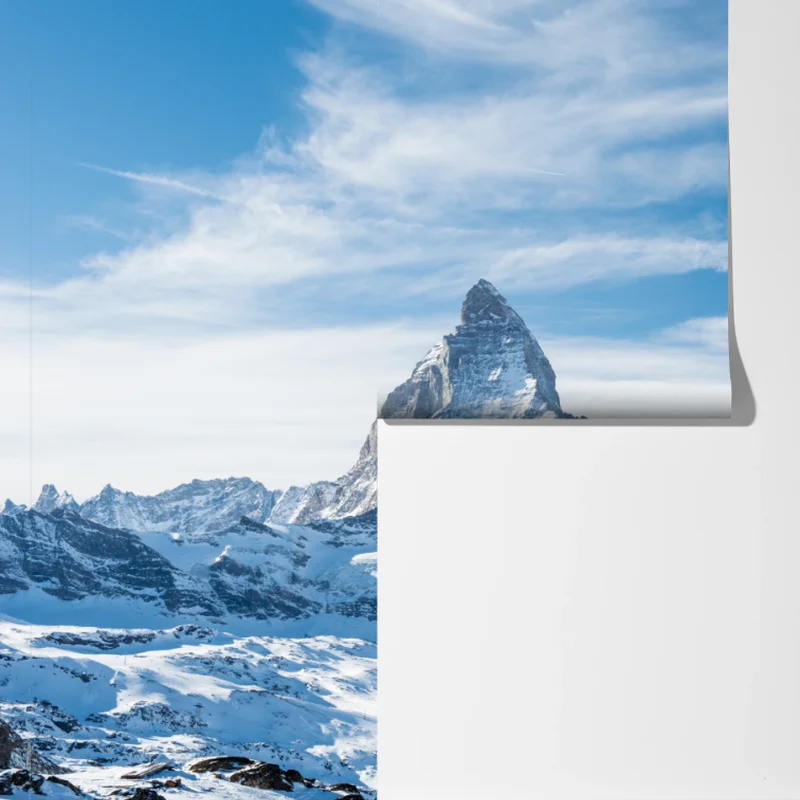 Fototapete majestätischer alpiner gipfel in den Alpen Fototapete majestätischer alpiner gipfel in den Alpen