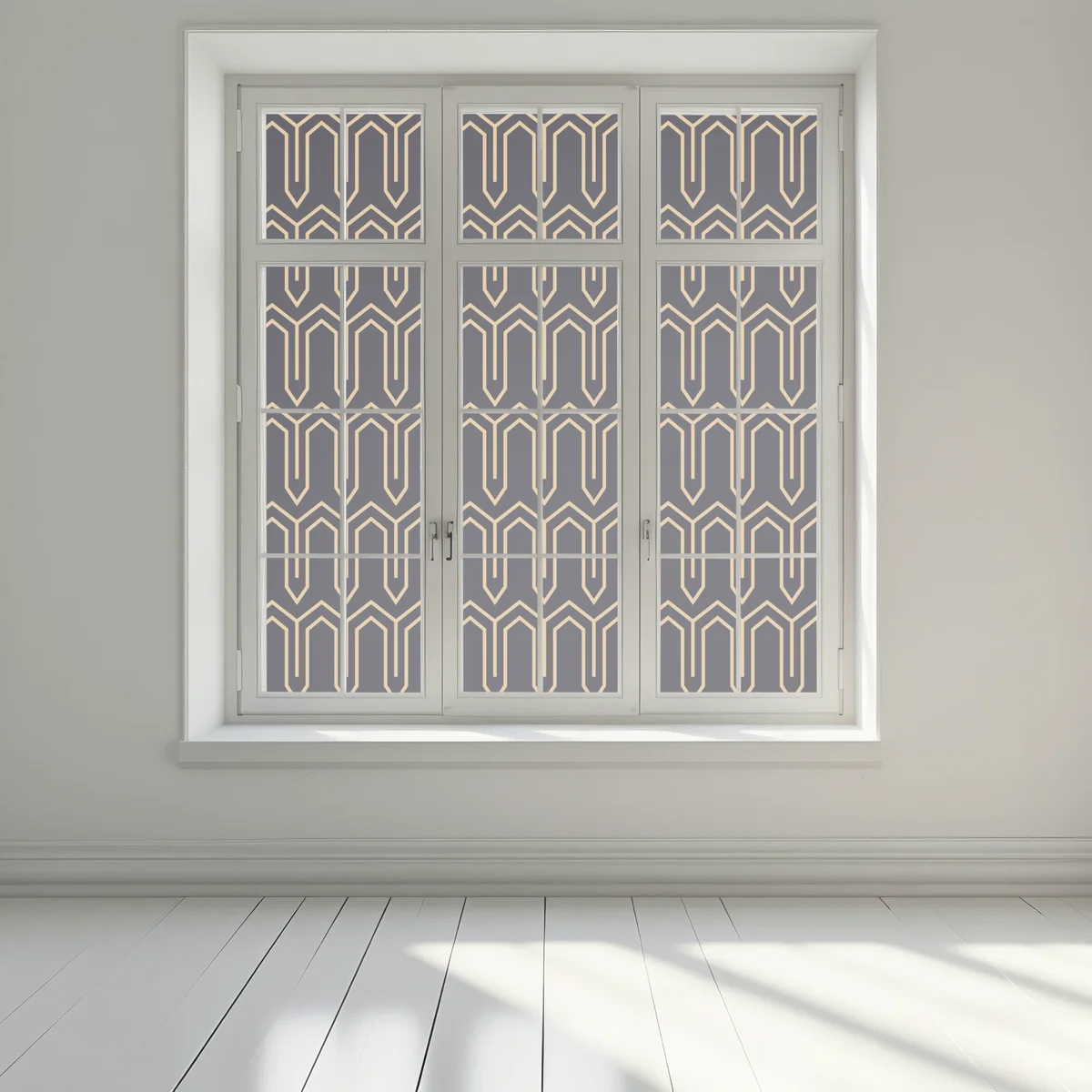 Fensteraufkleber art deco geometrisches muster in gold und schwarz • Fensteraufkleber bei Wallnifity® Fensteraufkleber art deco geometrisches muster in gold und schwarz • Fensteraufkleber bei Wallnifity®