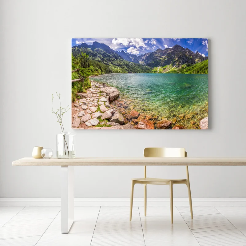 Leinwandbild panorama Morskie Oko, Tatra Leinwandbild panorama Morskie Oko, Tatra