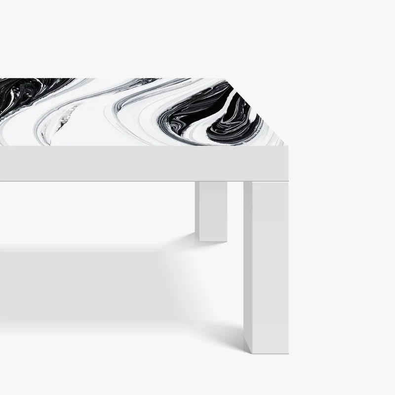 Tischaufkleber und Schreibtischaufkleber monochromer marmorswirbel Tischaufkleber und Schreibtischaufkleber monochromer marmorswirbel