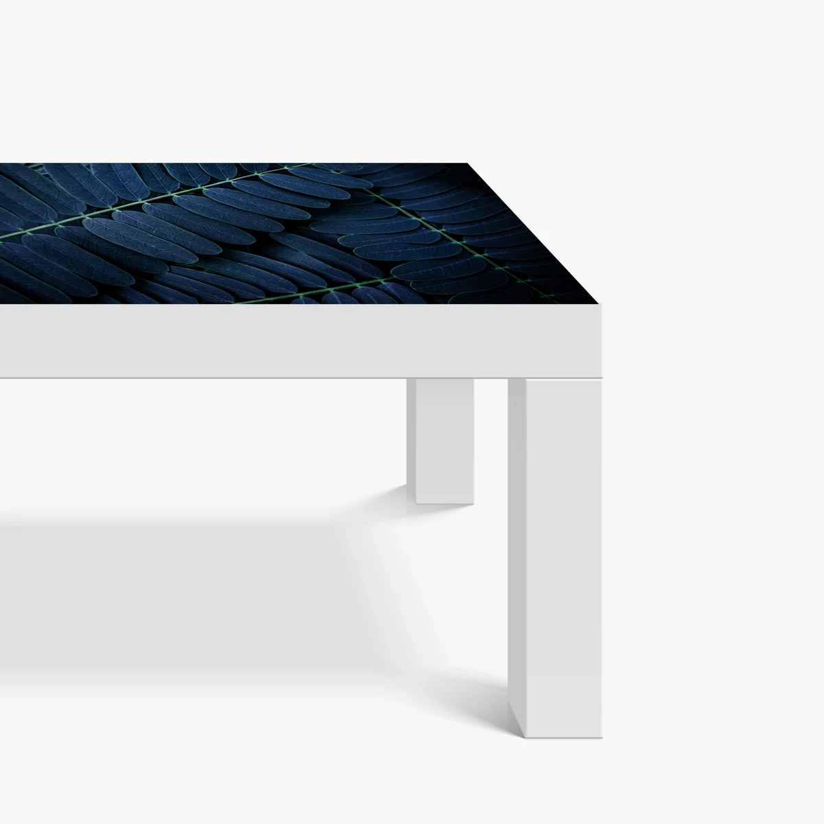 Tischaufkleber und Schreibtischaufkleber tiefblaues blattmuster Tischaufkleber und Schreibtischaufkleber tiefblaues blattmuster
