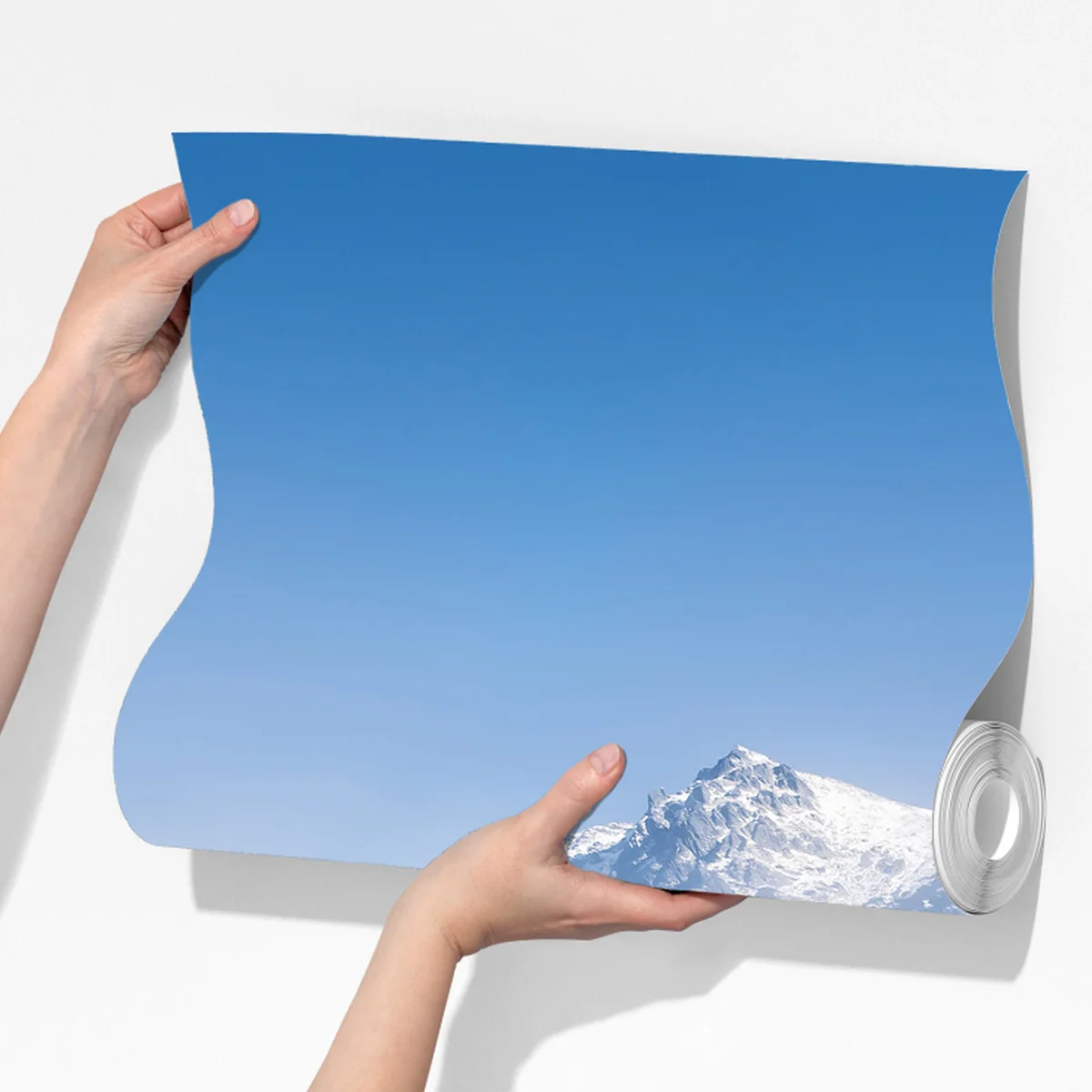 Fototapeta spokojna zimowa panorama Alp Fototapeta spokojna zimowa panorama Alp