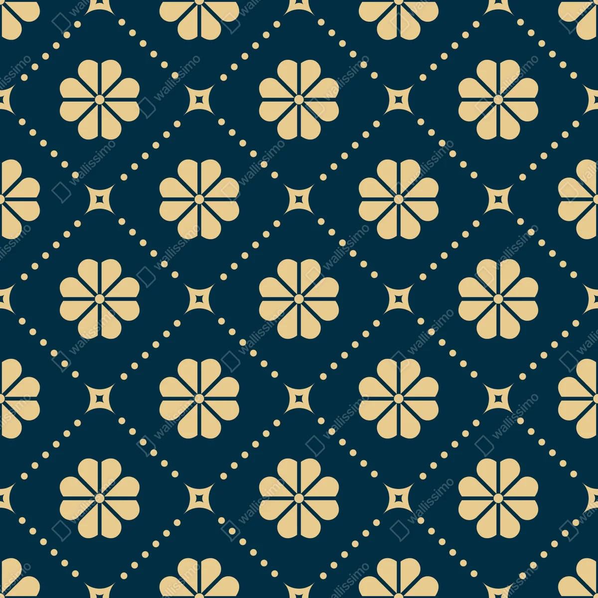 Tischaufkleber und Schreibtischaufkleber türkis beiges blumen geometrisches muster Tischaufkleber und Schreibtischaufkleber türkis beiges blumen geometrisches muster