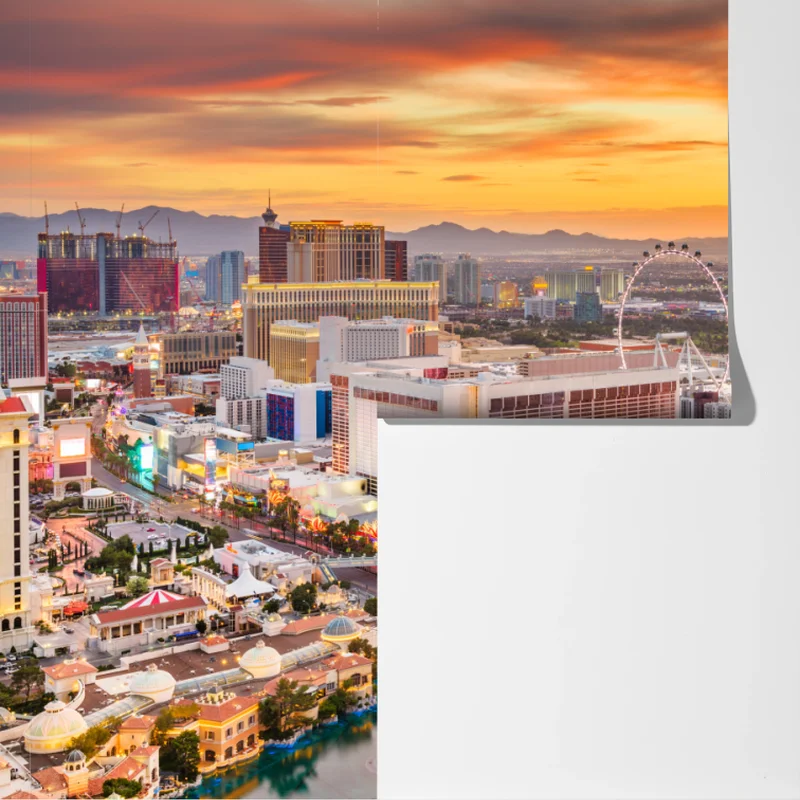 Fototapeta Las Vegas panorama o zmierzchu Fototapeta Las Vegas panorama o zmierzchu