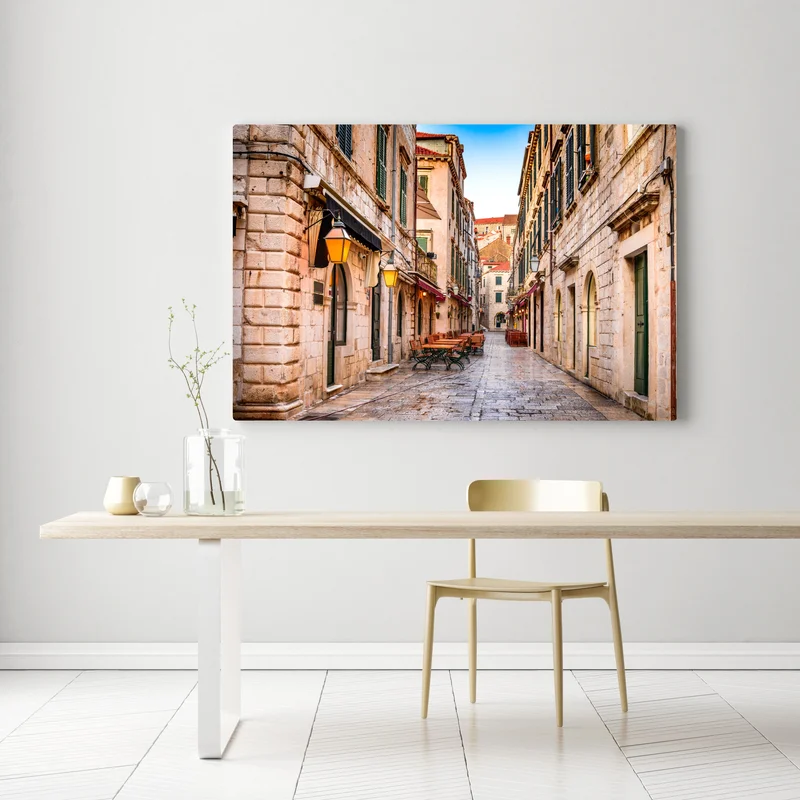 Leinwandbild Dubrovnik altstadtgasse Leinwandbild Dubrovnik altstadtgasse