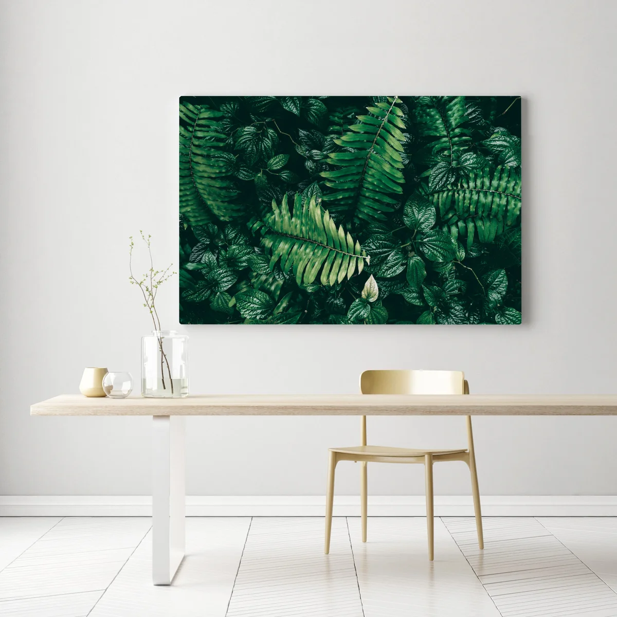 Leinwandbild üppige tropische blätter Leinwandbild üppige tropische blätter