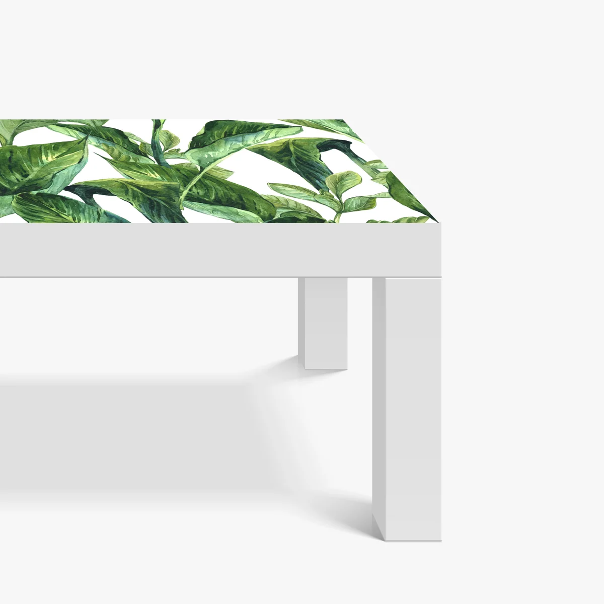 Tischaufkleber und Schreibtischaufkleber üppiges aquarellmuster tropischer blätter Tischaufkleber und Schreibtischaufkleber üppiges aquarellmuster tropischer blätter
