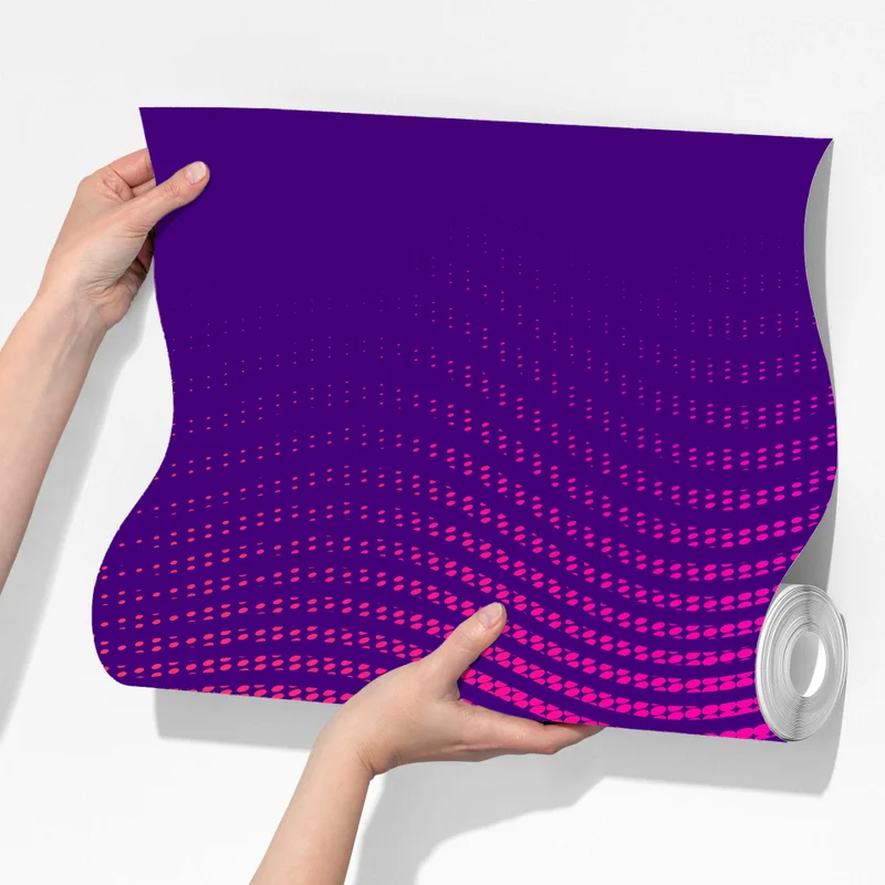 Fototapete leuchtendes verlauf-wellenmuster Fototapete leuchtendes verlauf-wellenmuster