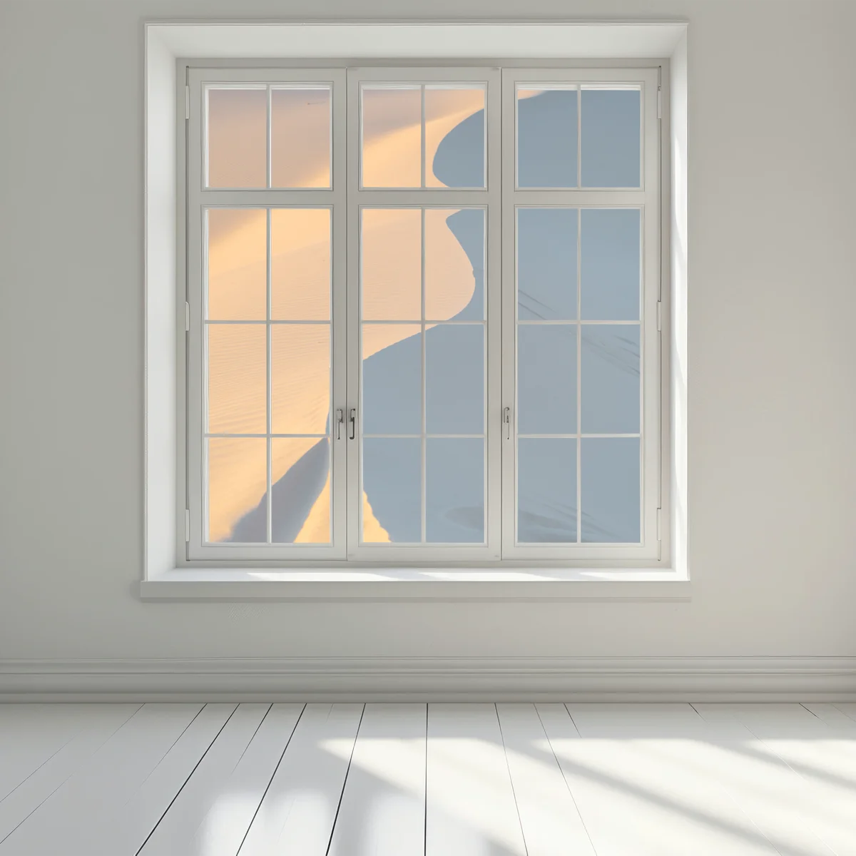 Fensteraufkleber goldene dünenkurven Fensteraufkleber goldene dünenkurven