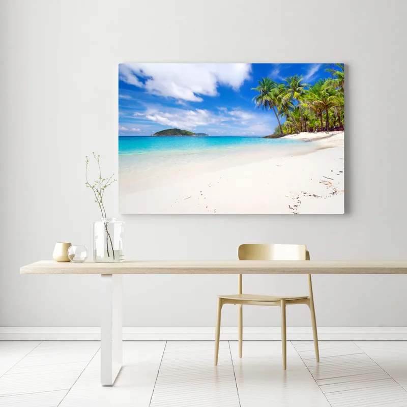 Leinwandbild tropischer türkisstrand Leinwandbild tropischer türkisstrand