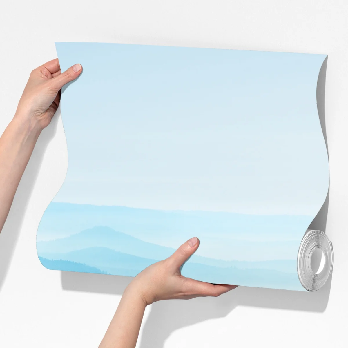 Fototapeta mglista panorama górska nad doliną Fototapeta mglista panorama górska nad doliną