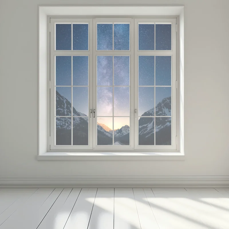 Fensteraufkleber weg zur milchstraße