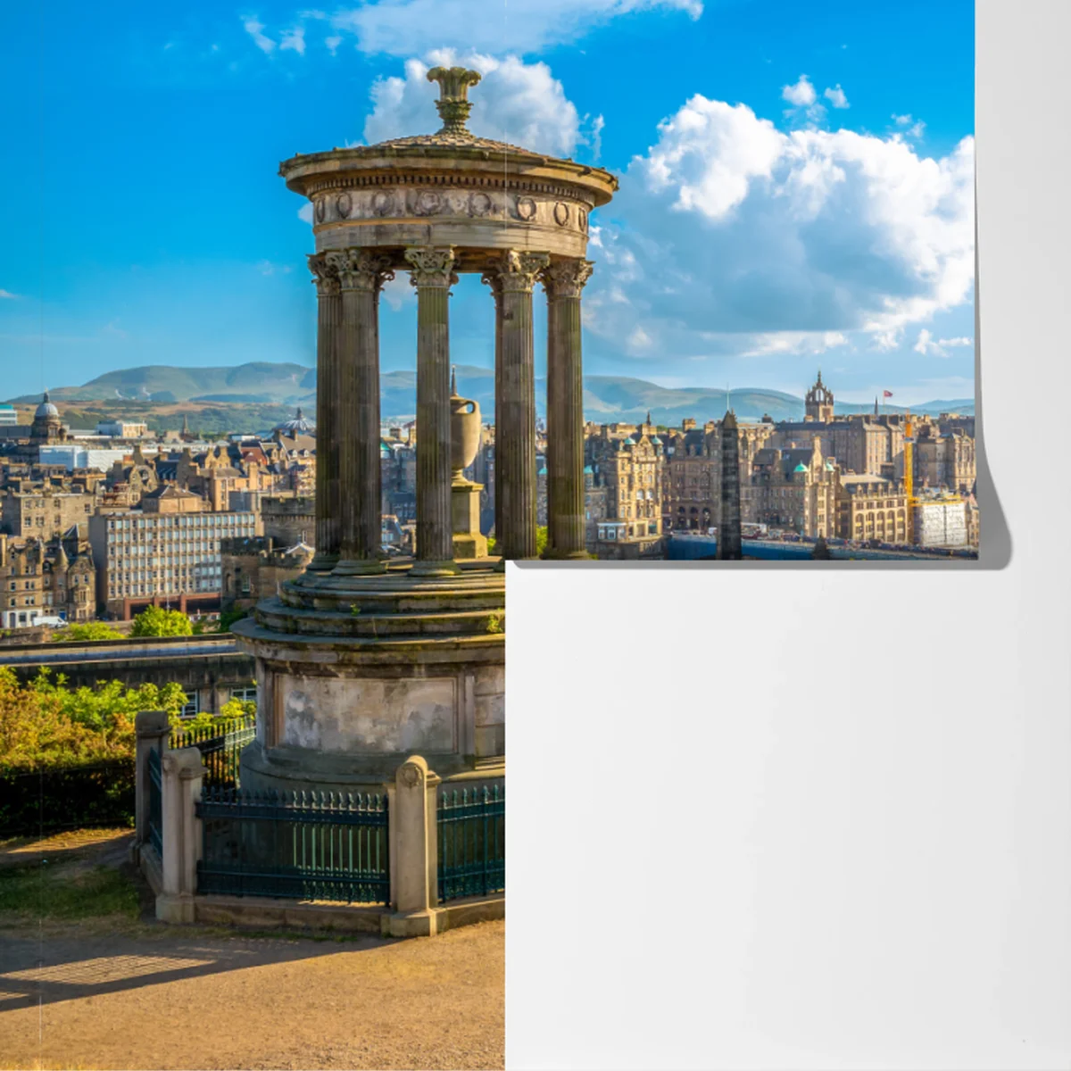 Fototapete Edinburgh skyline vom Calton Hill Fototapete Edinburgh skyline vom Calton Hill