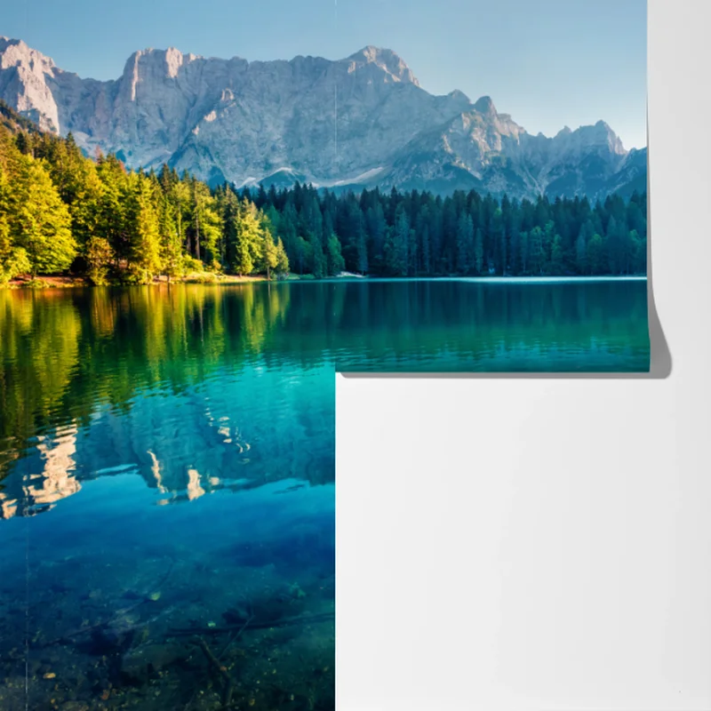 Fototapeta słoneczne jezioro Fusine, Alpy Julijskie Fototapeta słoneczne jezioro Fusine, Alpy Julijskie