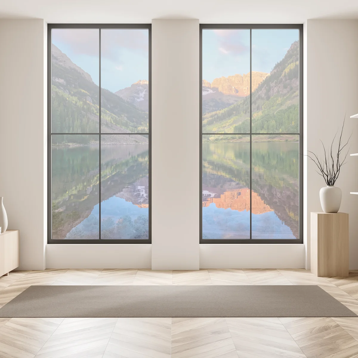 Fensteraufkleber sonnenaufgang bei Maroon Bells Fensteraufkleber sonnenaufgang bei Maroon Bells