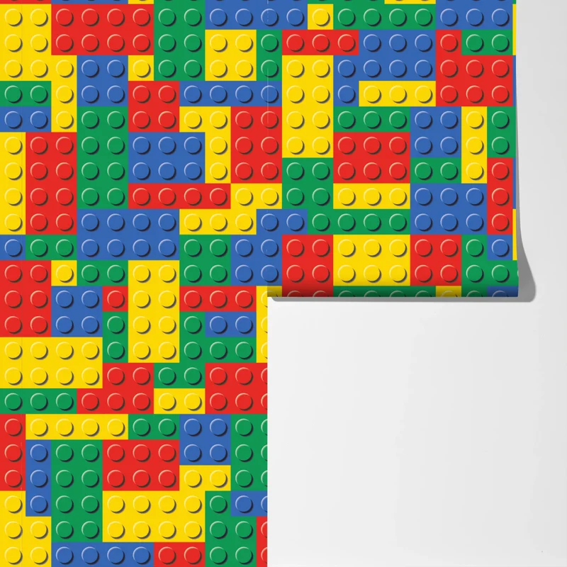 Fototapete buntes bausteinmuster Fototapete buntes bausteinmuster