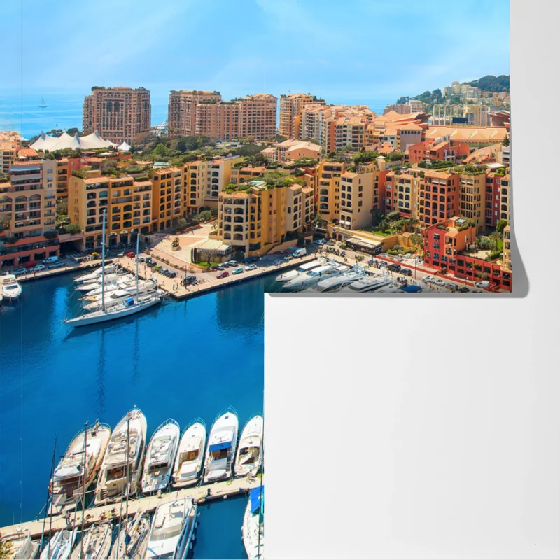 Fototapeta słoneczna marina i nadmorski krajobraz Fototapeta słoneczna marina i nadmorski krajobraz