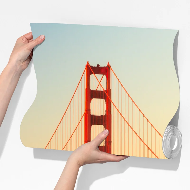 Fototapeta most Golden Gate o zachodzie słońca Fototapeta most Golden Gate o zachodzie słońca