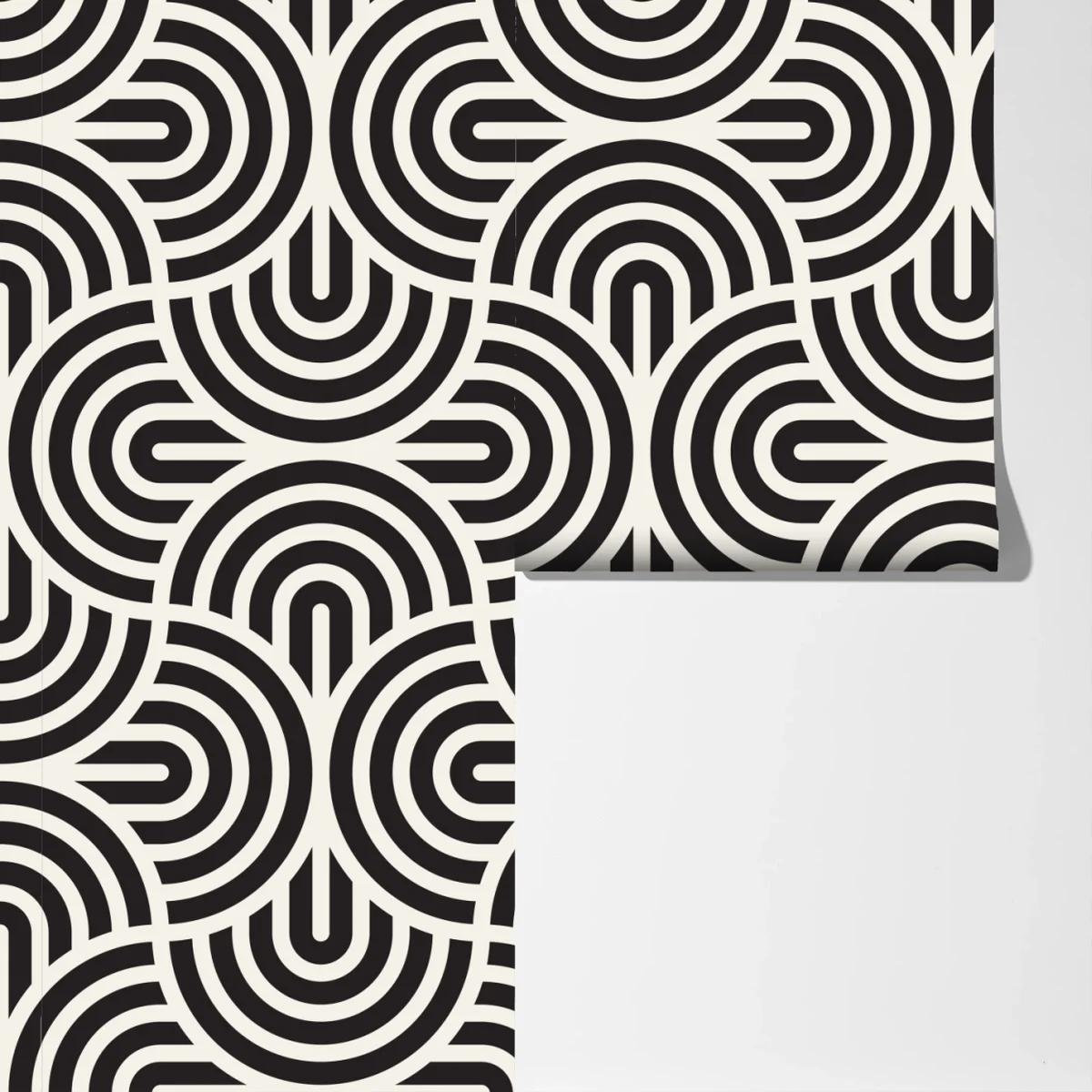 Fototapete schwarz-weiß geometrisches muster Fototapete schwarz-weiß geometrisches muster