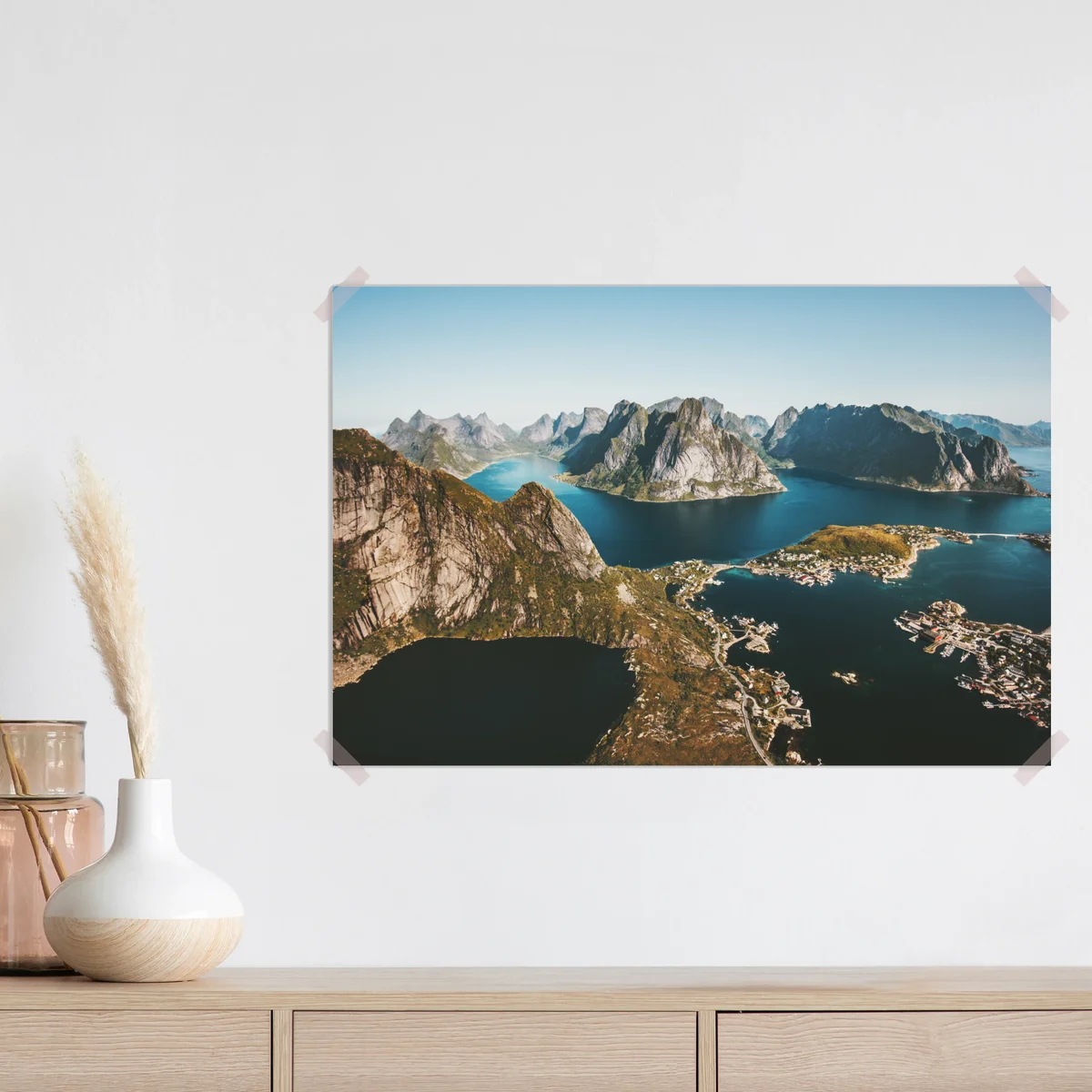 Poster majestätische fjordlandschaft Poster majestätische fjordlandschaft