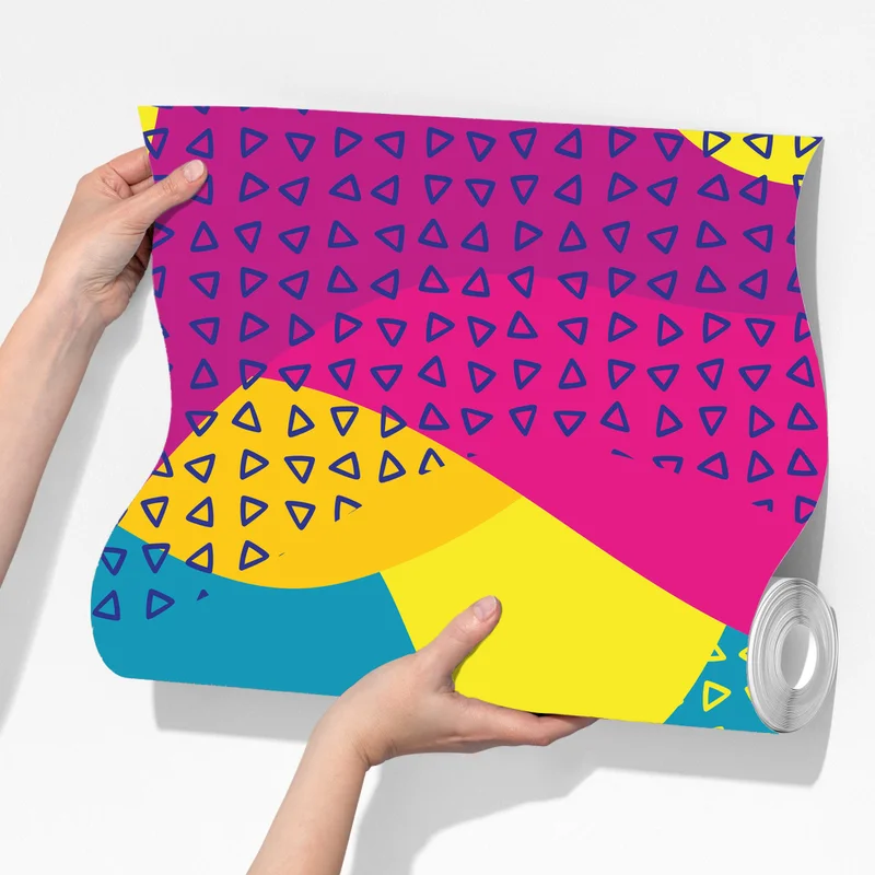 Fototapete leuchtendes abstraktes wellenmuster Fototapete leuchtendes abstraktes wellenmuster