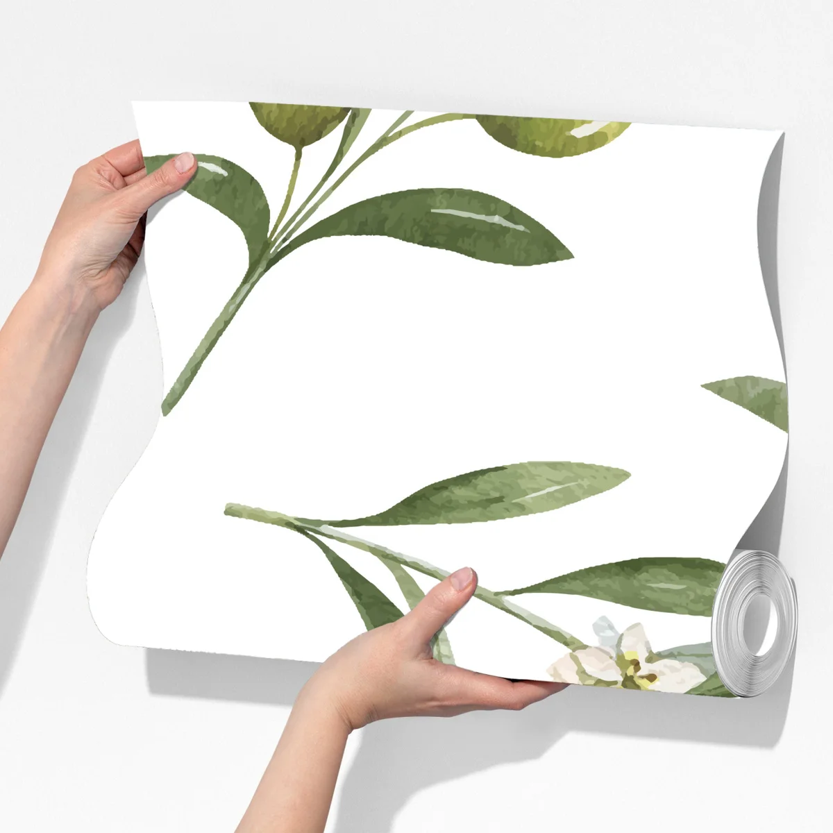 Fototapete aquarell olivenzweige muster Fototapete aquarell olivenzweige muster