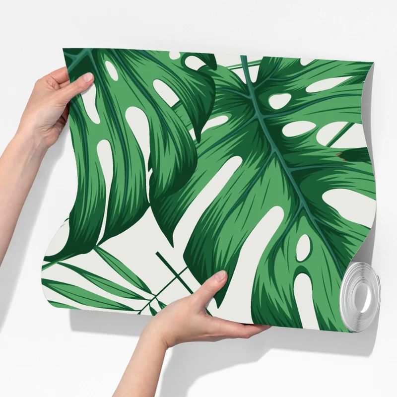 Fototapeta tropikalny wzór liści monstery i palm Fototapeta tropikalny wzór liści monstery i palm