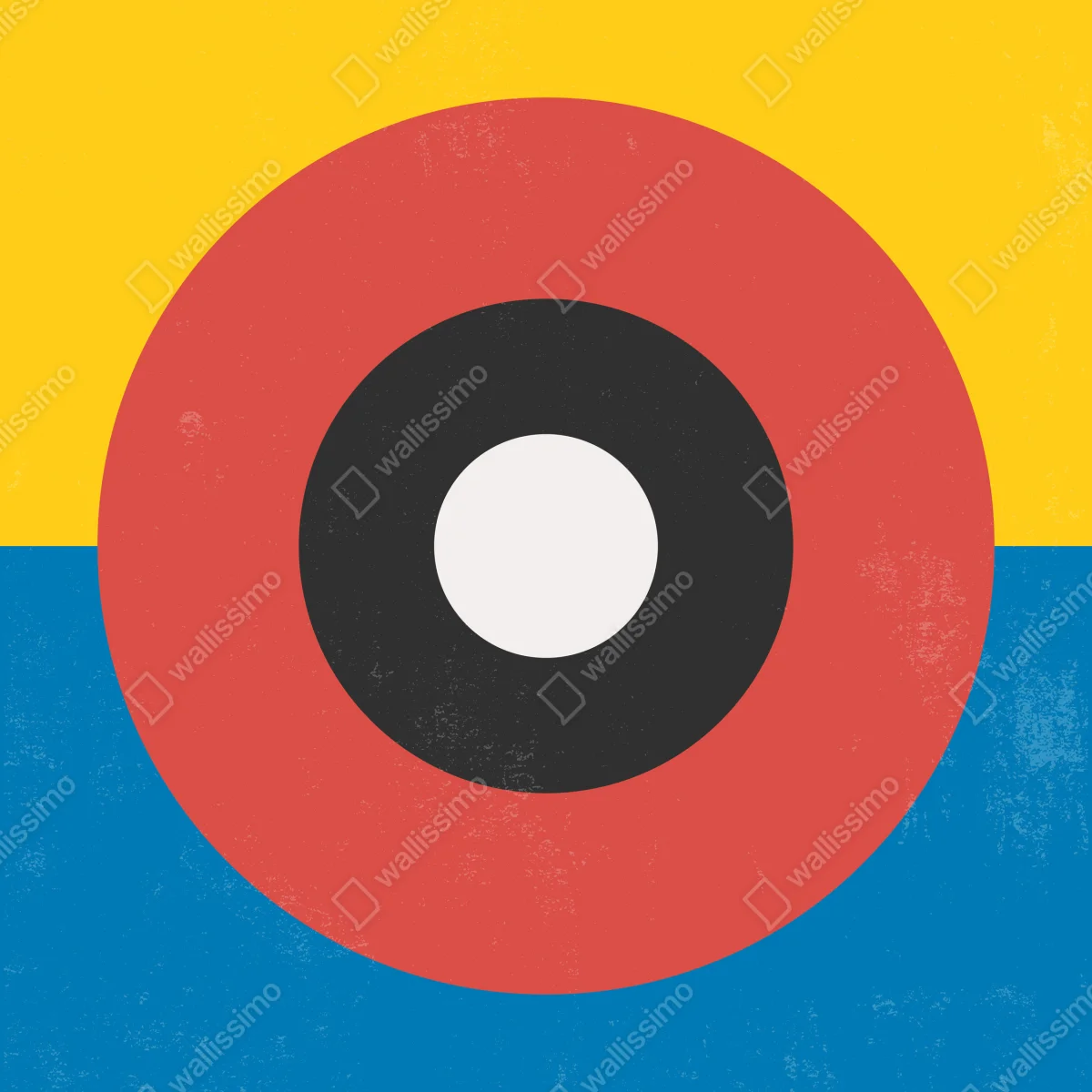 Poster kräftiges geometrisches poster mit zielscheibe • Poster bei Wallnifity® Poster kräftiges geometrisches poster mit zielscheibe • Poster bei Wallnifity®