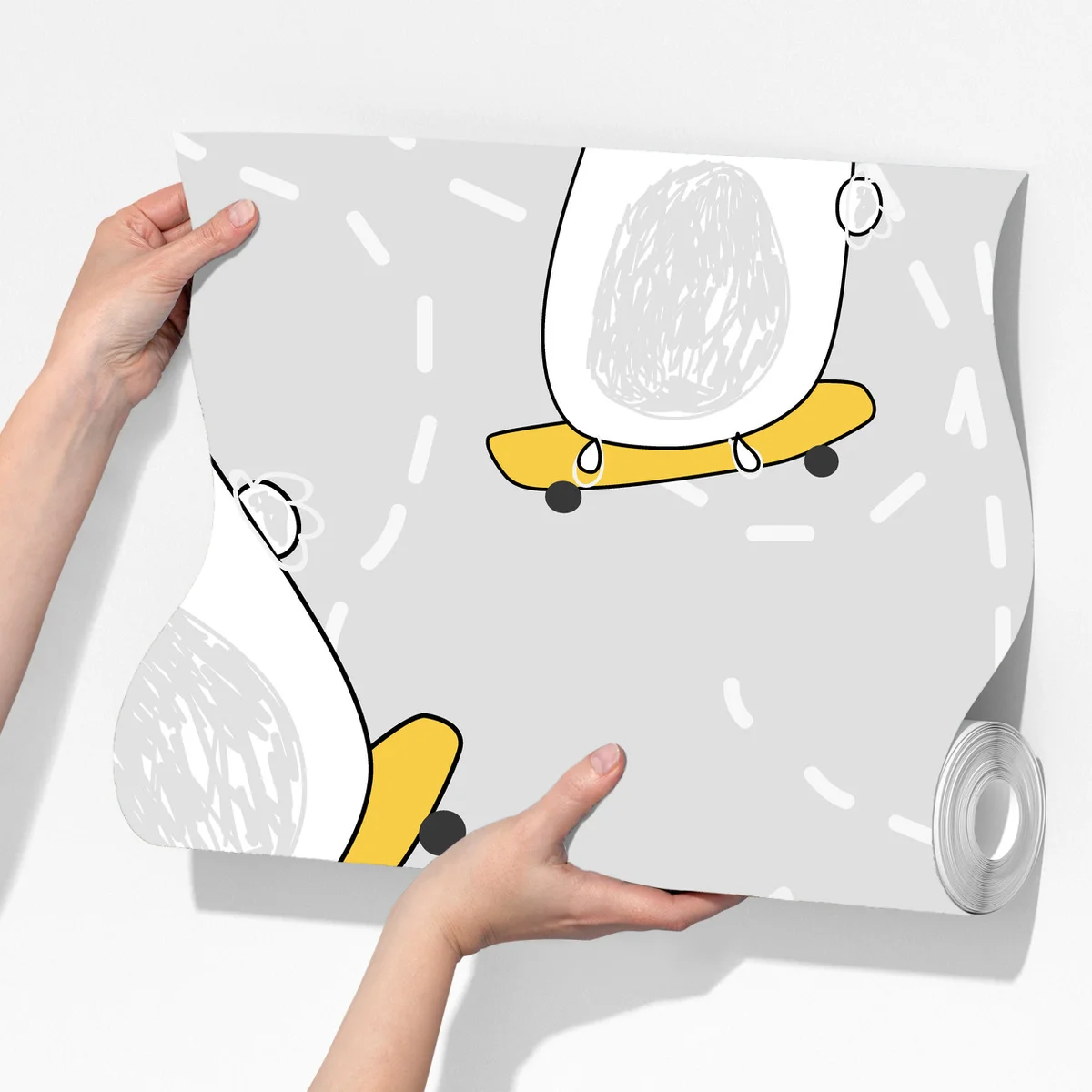 Fototapeta zabawne króliki na deskorolkach Fototapeta zabawne króliki na deskorolkach