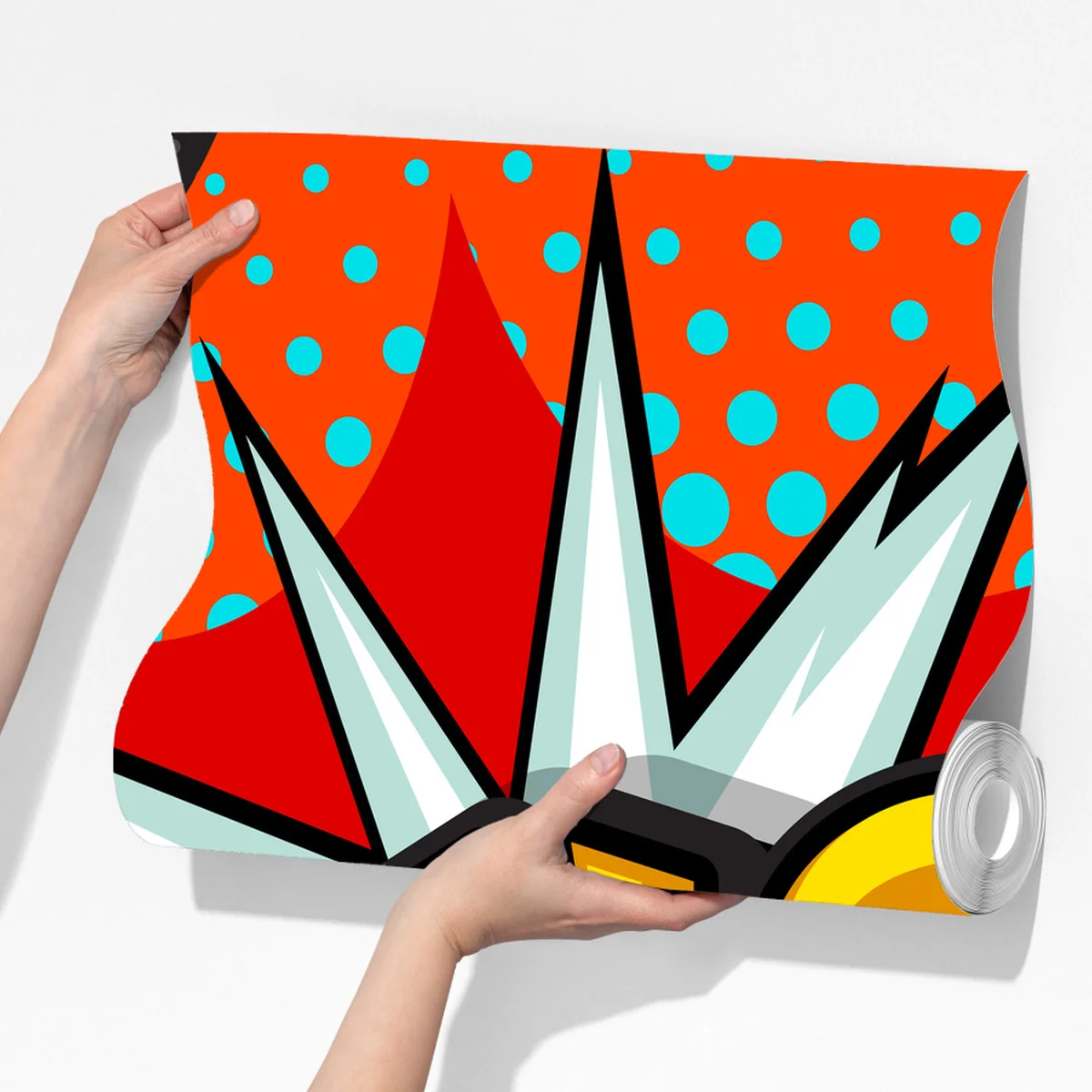 Fototapeta komiksowa eksplozja pop art Fototapeta komiksowa eksplozja pop art