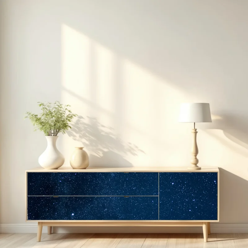 Repositionierbarer Aufkleber tiefblauer sternenhimmel Repositionierbarer Aufkleber tiefblauer sternenhimmel