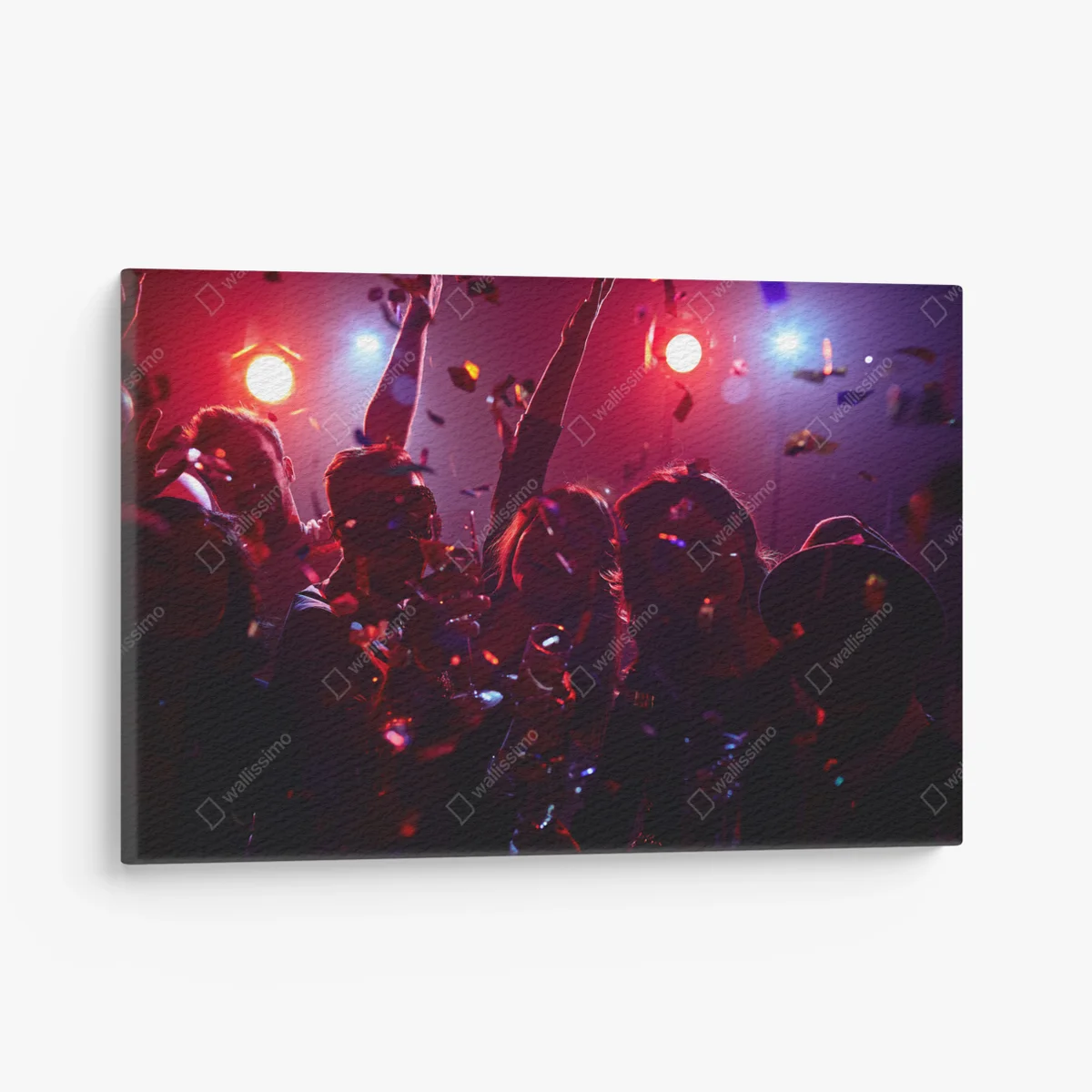 Leinwandbild Menschen tanzen auf Party • Leinwandbilder bei Wallnifity® Leinwandbild Menschen tanzen auf Party • Leinwandbilder bei Wallnifity®