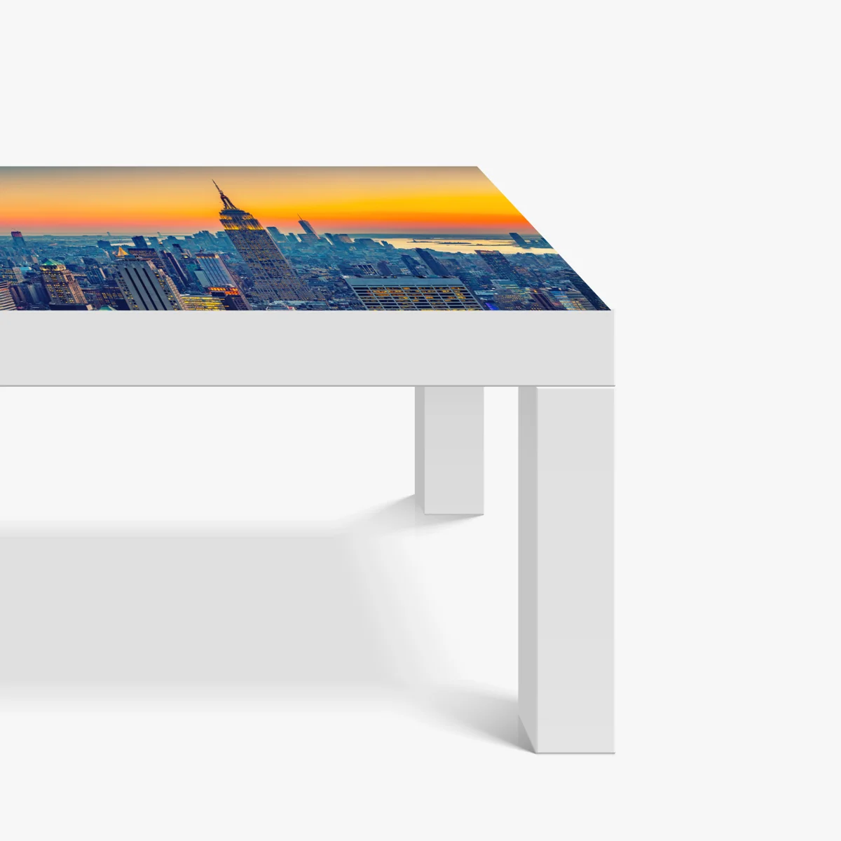 Tischaufkleber und Schreibtischaufkleber sonnenuntergang über New York Tischaufkleber und Schreibtischaufkleber sonnenuntergang über New York