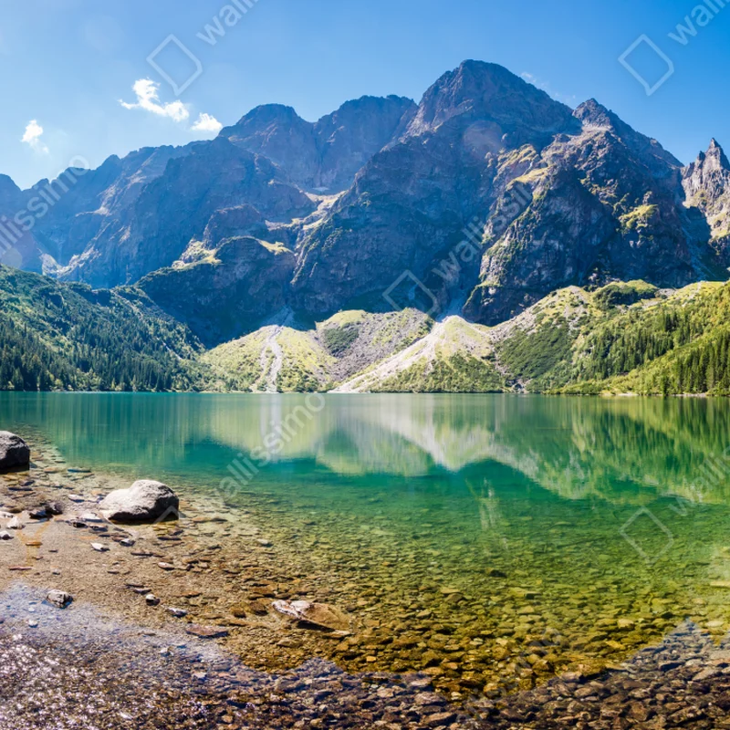Tischaufkleber und Schreibtischaufkleber ruhiger alpensee Tischaufkleber und Schreibtischaufkleber ruhiger alpensee