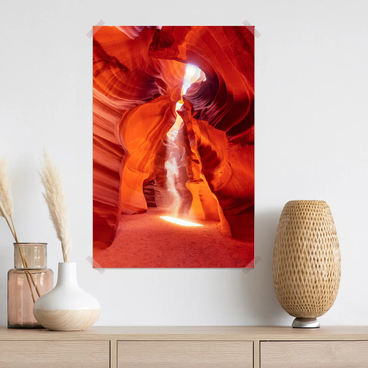 Poster sonnenstrahl in einer sandsteinschlucht Poster sonnenstrahl in einer sandsteinschlucht