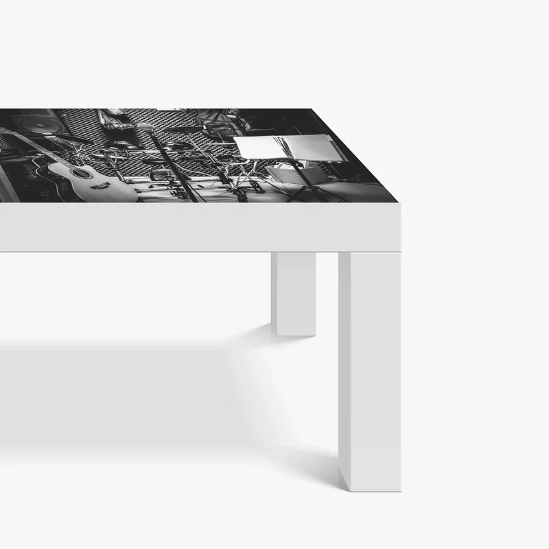 Tischaufkleber und Schreibtischaufkleber monochromes musikstudio Tischaufkleber und Schreibtischaufkleber monochromes musikstudio