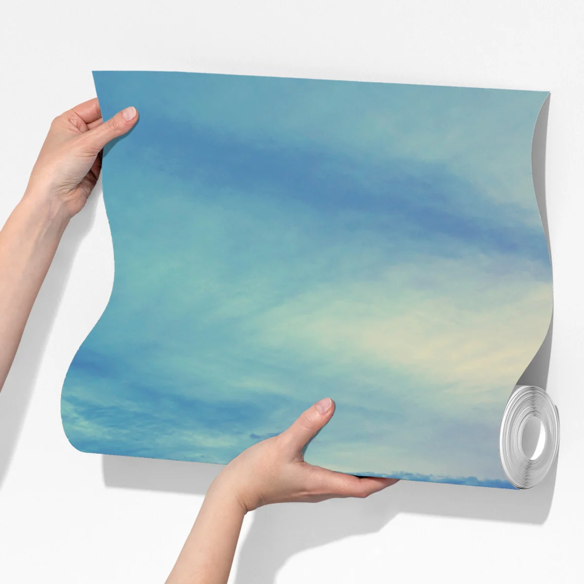 Fototapete pastellsteg am see bei sonnenuntergang Fototapete pastellsteg am see bei sonnenuntergang