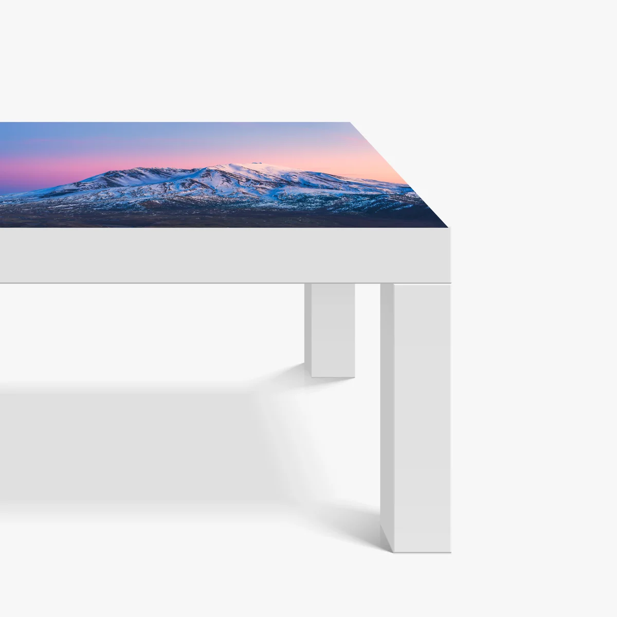 Tischaufkleber und Schreibtischaufkleber sonnenuntergang über Mount St. Helens im winter Tischaufkleber und Schreibtischaufkleber sonnenuntergang über Mount St. Helens im winter